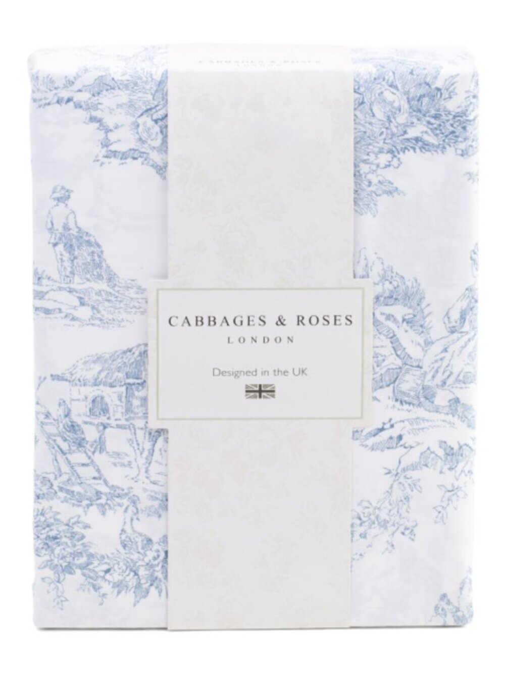 CABBAGES & ROSES Toile Cotton Sheet Set
